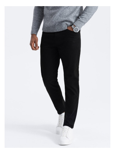 Ombre Men's tailored chino pants - black
