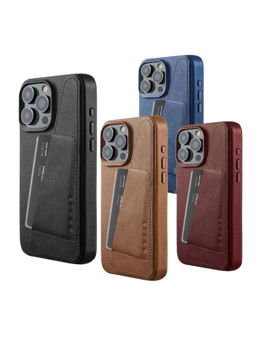 Кожен калъф с портфейл Mujjo за iPhone 15 Pro Max