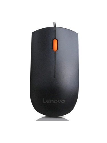 Мишка Lenovo 300, оптична(1600 dpi), USB, черна