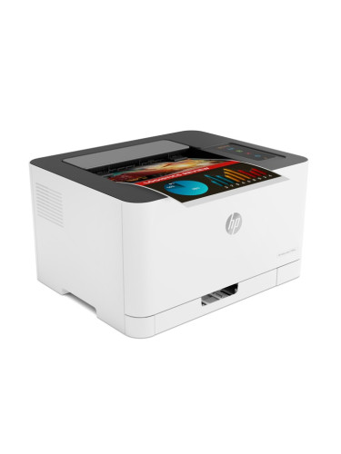 Лазерен принтер HP Color Laser 150nw, цветен, 600 x 600 dpi, 18 стр/мин, Wi-Fi, LAN, USB, A4