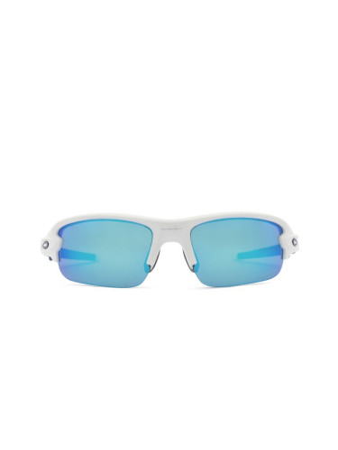 Oakley Flak XXS OJ 9008 07 58 - правоъгълна слънчеви очила, детски, бели, огледални