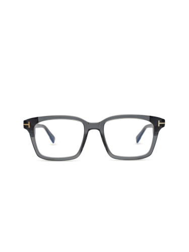 Tom Ford Ft5661-B 020 51 - диоптрични очила, правоъгълна, мъжки, сиви