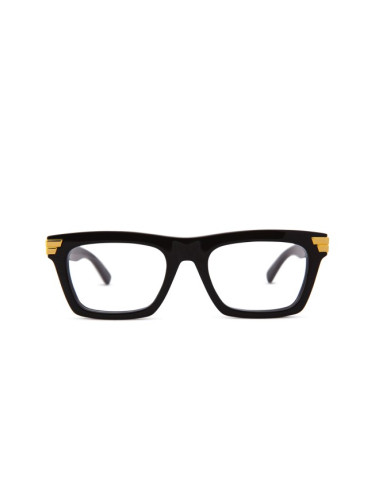 Bottega Veneta Bv1059O 001 51 - диоптрични очила, правоъгълна, unisex, черни