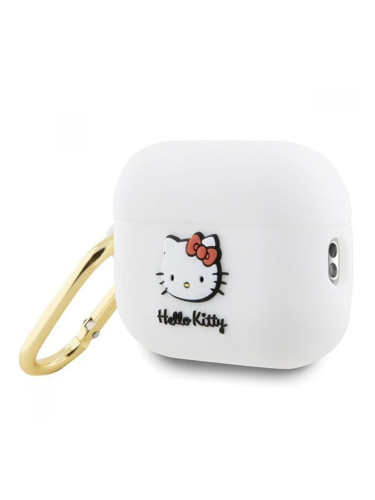 Силиконов гръб Hello Kitty Liquid Silicone 3D Head за Apple AirPods Pro 2