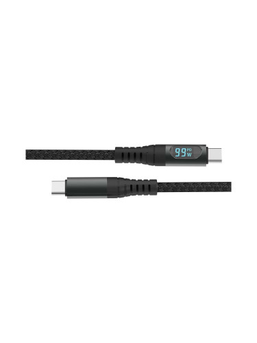 USB кабел TYPE C конектор LED дисплей 1м