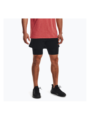 Мъжки шорти Under Armour Peak Woven 2in1 black/black