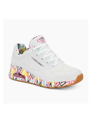 SKECHERS дамски обувки Uno Loving Love white/multi