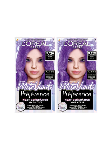 Пакет с отстъпка Боя за коса L'Oréal Paris Préférence Meta Vivids