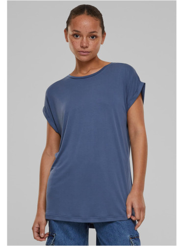 Women's Modal Extended Shoulder Tee T-Shirt - Vintage Blue