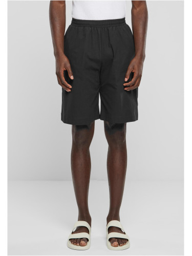 Men's Wide Crepe Shorts - Black