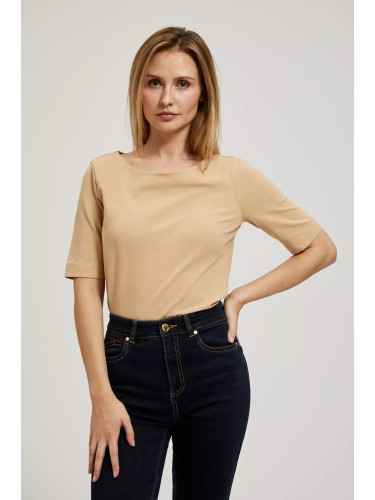 Marisse Women's Blouse L-Ts-4319 Beige