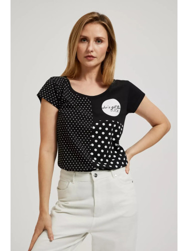 Marisse Women's Blouse L-Ts-4316 Black