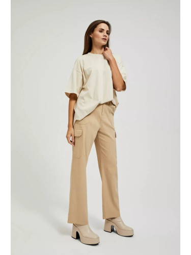 Marisse Women's Trousers L-Sp-4308 Beige