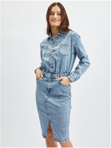 Orsay Light blue denim dress - Women