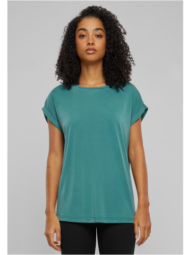 Women's Modal Extended Shoulder Tee T-Shirt - Blue