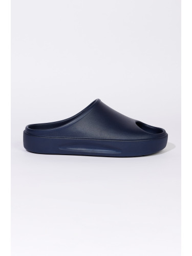 AC&Co / Altınyıldız Classics Men's Navy Blue Flexible Comfortable Sole Patterned Slippers