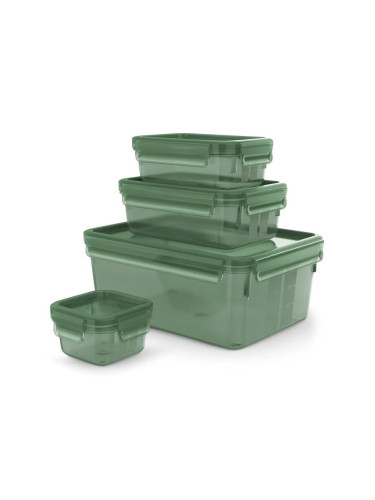 Tefal - К-кт кутии за храна 4 бр. MASTER SEAL ECO зелен