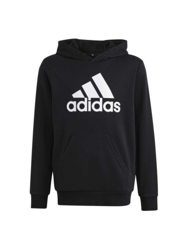 adidas BIG LOGO ESSENTIALS COTTON Детски суитшърт, черно, размер