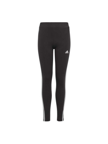 adidas G ESSENTIALS 3-STRIPES COTTON LEGGINGS Клин за момичета, черно, размер