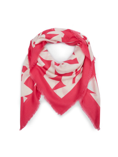Pink patterned women's scarf ORSAY