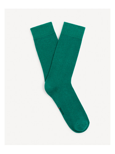 Green men's socks Celio Milof