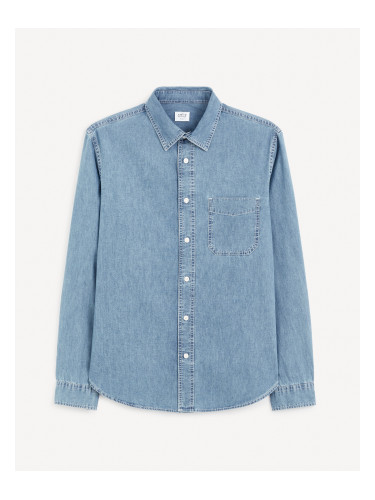 Celio Denim Shirt Gagusti1 - Men's