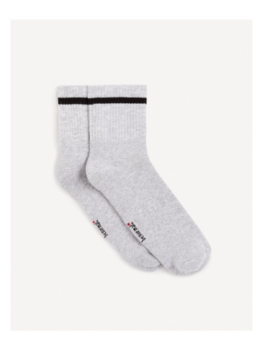 Light grey men's socks Celio Gihalf