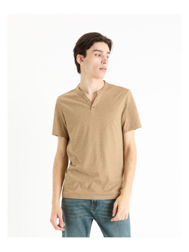 Celio T-shirt henley Cegeti - Men's