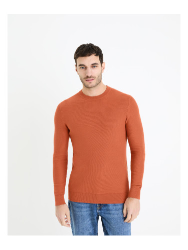 Men's Basic Brick Sweater Celio Bepic
