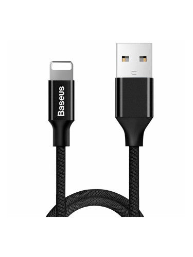 Кабел Baseus Lightning Yiven Cable (CALYW-01), от USB A(м) към Lightning(м), 1.2m, черен