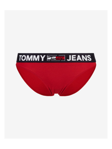 Tommy Jeans Contrast Waistband Бикини Cherven