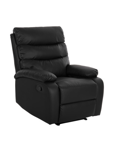 Релакс кресло черен цвят