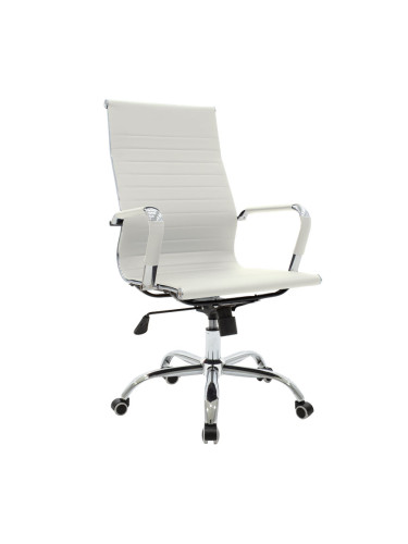 Мениджърски стол  бял цвят