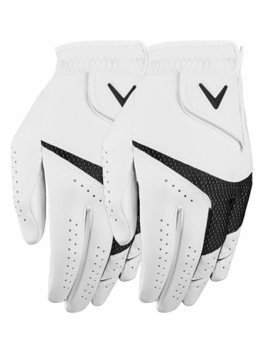 Callaway Weather Spann 2-Pack 23 White Дясна ръка M Мъжки ръкавици