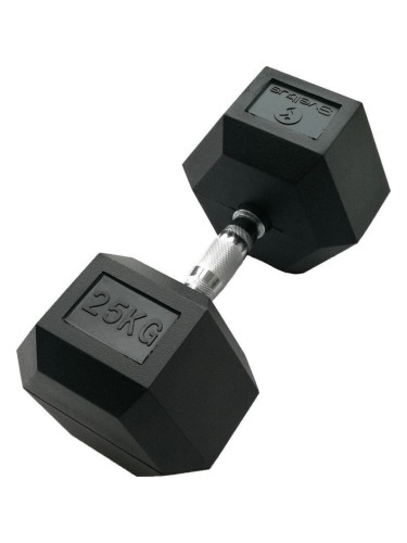 Sveltus Hexagonal Dumbbell 25 kg Black Дъмбел с една ръка