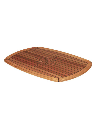 Talamex Teak TableTop Half Ellips