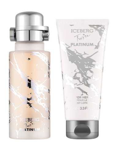 Iceberg Twice Platinum Комплект за жени EDT Тоалетна вода 125 ml Балсам за тяло 100 ml /2023