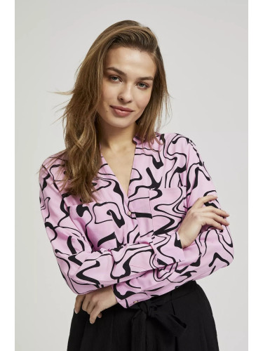 Marisse Women's Shirt L-Ko-4315 Pink