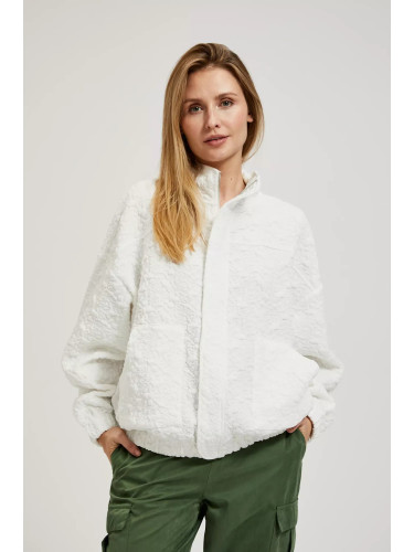 Marisse Women's Sweatshirt L-Bl-4318 Off White