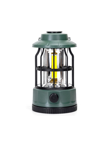Aigostar - LED Димируем къмпинг фенер LED/3xAA зелен 17,5 см