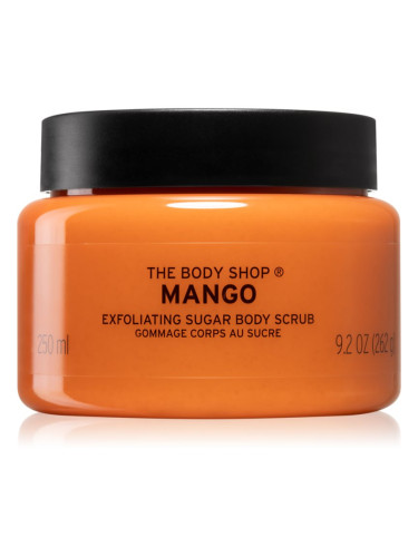 The Body Shop Mango Body Scrub освежаващ пилинг за тяло с масло от манго 240 мл.