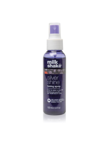 milk_shake® Silver Shine Toning Spray тониращ спрей за руса и сива коса 100 мл.