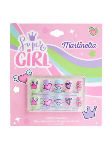 Martinelia Super Girl Nails Изкуствени нокти за деца 10 бр.