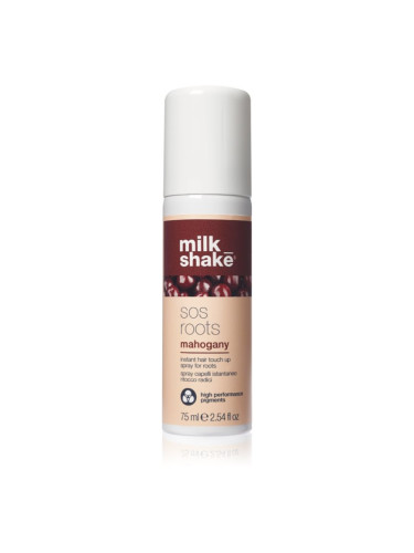 Milk Shake Sos roots спрей за мигновено прикриване на израснала коса Mahogany 75 мл.