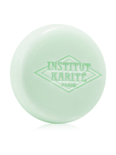 Institut Karité Paris Lily Of The Valley Shea Macaron Soap твърд сапун + калъф 27 гр.