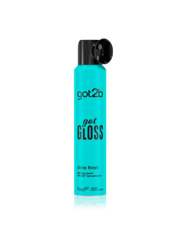 got2b got Gloss Shine Finish спрей за защита на косата от топлината за блясък и мекота на косата 200 мл.