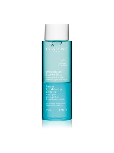 Clarins Cleansing Instant Eye Make-Up Remover двуфазов продукт за почистване на грим за чувствителни очи 125 мл.