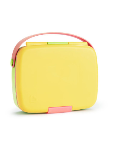 Munchkin Bento Box комплект за хранене за деца Yellow 18 m+ 1 бр.