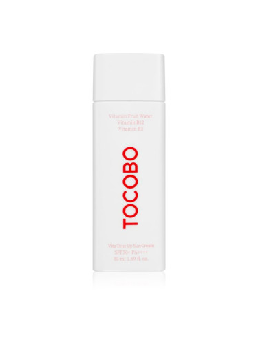 TOCOBO Vita Tone Up Sun Cream лек защитен гел-крем да уеднакви цвета на кожата SPF 50+ 50 мл.