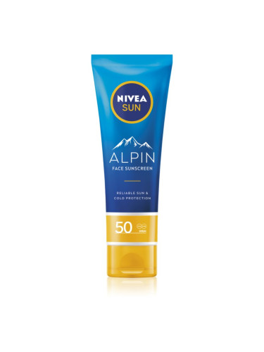 Nivea Sun Alpin крем за лице за слънчеви бани SPF 50 50 мл.